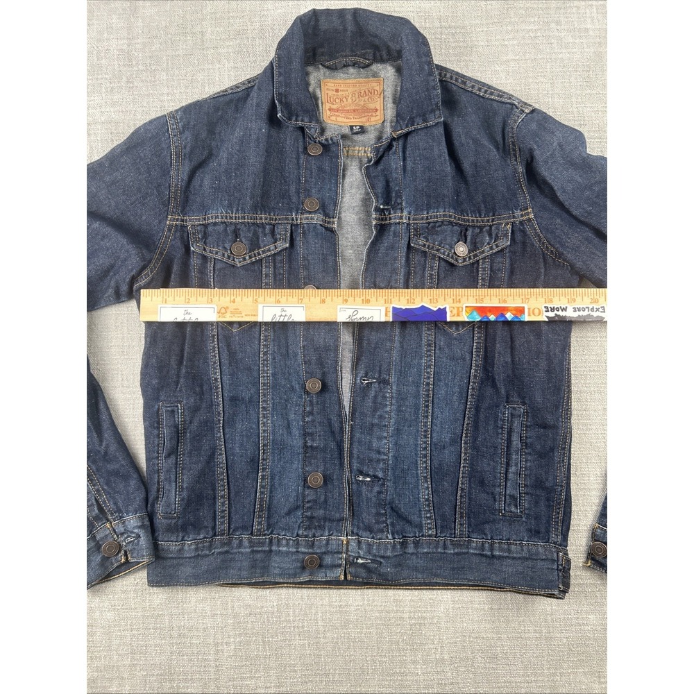 Lucky Brand Women's Denim Trucker Jacket Blue Size S Style 80318 - Picture 8 of 11